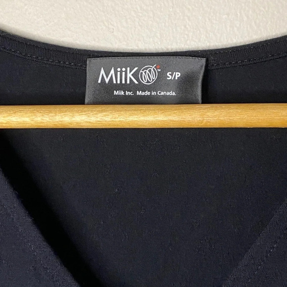 MiiK Made in Canada Black Sleeveless Slit Dress - Picture 5 of 7